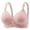 Hot Pink, variant on Women Casual Breathable Striped Top Bra Underwear Without Steel Ring Gathering And Adjusting Bra High Intensity Sports Bras for Women