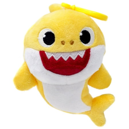 Pinkfong Baby Shark Plush Backpack Clip - Baby Shark