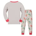 thumbnail image 5 of lnmuld Two Piece Cute Pajamas Dinosaur Print Boys Long Sleeve Pajama Set Comfortable Loungewear for Kids and Relaxation Size:3-4 Years, 5 of 7