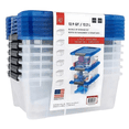 thumbnail image 1 of 6 Cajas Organizadoras Almacenamiento Plástico Apilable 12.2l, 1 of 4