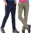 thumbnail image 2 of Pantalones de secado rápido para exteriores, pantalones de senderismo finos de verano para hombres, pantalones de carga impermeables para mujeres, pantalones casuales deportivos, pantalones de, 2 of 5