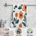 thumbnail image 5 of Yayeee Hand Towels for Bathroom Set of 2 Quick Dry Super Absorbent Soft Hand Shower Towels, 28" x 14", Flowers Pattern, 5 of 8
