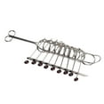 thumbnail image 2 of Brain Teaser 9 Linked Rings puzzle Trick Toy, Chinese Traditional Rings Buckle, 2 of 8