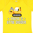 thumbnail image 4 of Inktastic Papa Little Digger Construction Truck Boys Baby Bodysuit, 4 of 5