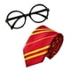 thumbnail image 3 of 49 piezas fiesta de cumpleaños para niños Harry Potter conjunto completo de decoración de fiesta temática corbata gafas suéter bandera plug-in Harry Potter Rojo Verde, 3 of 5
