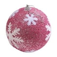 thumbnail image 2 of 10Cm Christmas Ball Xmas Ornament Christmas Tree Decoration Hanging Pendant Pink Home Party Decor 2025 New Year Supplies, 2 of 9