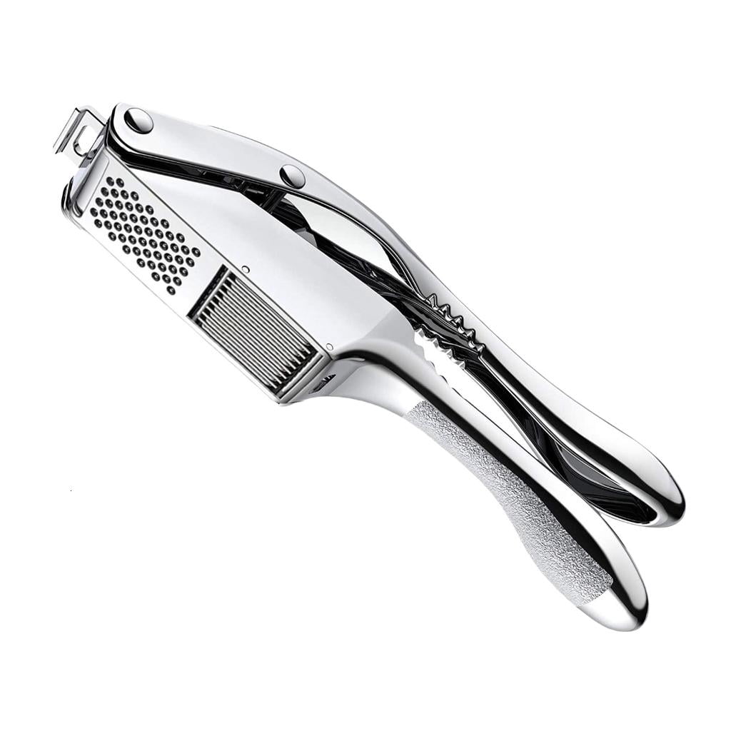 HannLk Garlic Press Garlic Slicer Kitchen Tool Aluminum Alloy Texture Garlic Cutter
