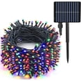 thumbnail image 1 of Joomer Luces solares navideñas, 72 pies x 2 unidades, 200 LED, 8 modos, luces solares de cadena, luces solares impermeables para decoraciones navideñas (multicolor), 1 of 4