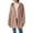 Pink, variant on Women’s Fuzzy Hooded Fleece Cardigan Long Sleeve Button Up Sherpa Lined Sweater Coat Heavyweight Knit Oversized Fall Winter Outerwear with Hood,Brown,L
