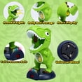 thumbnail image 5 of JoyStone Dinosaur Shooting Game for Kids, Moving Target Shooting Toy with LCD Score Display, 2 Dinosaur Air Pump Launchers, 24 Foam Balls, 18 Soft Darts, Indoor Outdoor Dinosaur Toy for Boys Girls, 5 of 9