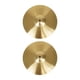 thumbnail image 1 of 2 piezas de platillos de batería, platillos crash, accesorios de percusión, para principiantes Diámetro 25cm, 1 of 9