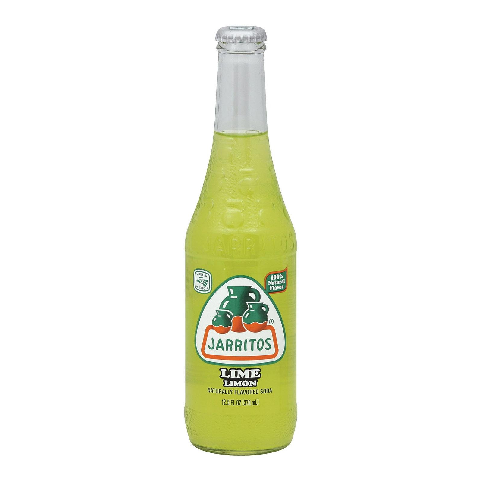 時計 JARRITOS Jarritos Soda, Lime, Bottel, 12.5 Fl Oz (Pack of 24