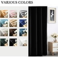 thumbnail image 6 of Velvet Curtains 84 inches Long Soft Velvet Curtains Grommet Velvet Thermal Insulated Curtains Window Treatment for Bedroom Light Filtering Velvet Curtains Set of 2 Panels, 6 of 7