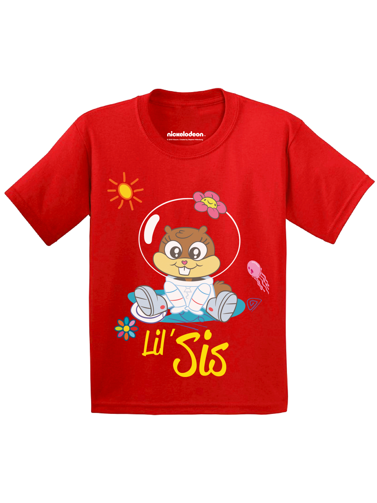 Girls Lil Sis SpongeBob Tshirt - Sandy 