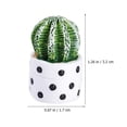 thumbnail image 2 of Miangastore 8pcs Mini Cactus Figurines Tiny Resin Potted Plants Simulation Mini Plant Set, 2 of 8