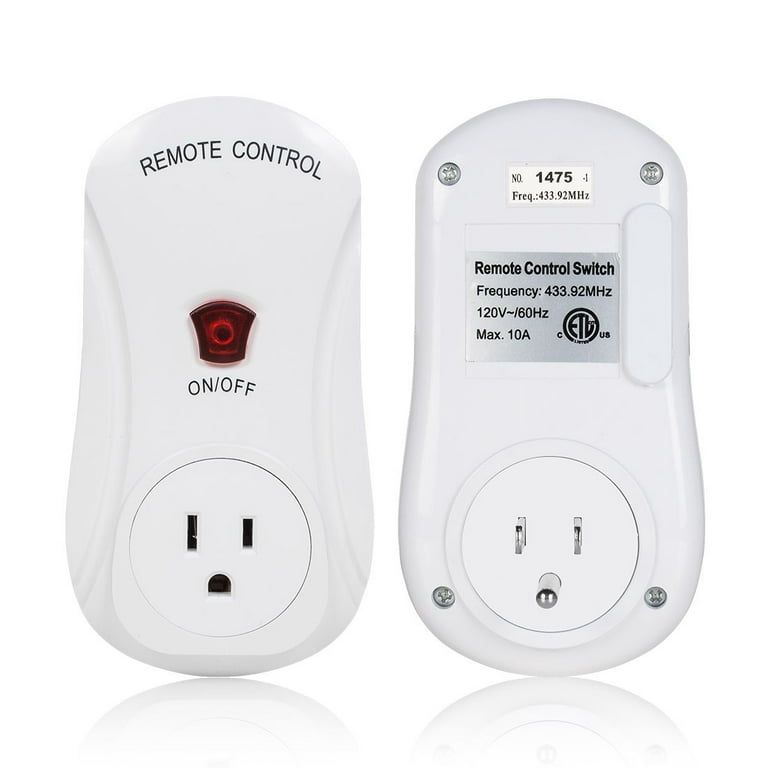 Intelligent Electrical Outlet Switch Wireless Remote Control Socket for  Home US Plug 120V