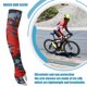 thumbnail image 5 of Eigraketly Mangas ligeras, portátiles, cómodas, elásticas, agradables a la piel, Mangas Para Brazos Para El Sol, seda de hielo, deportes al Ciclismo Camuflaje Rojo, 5 of 6