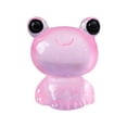 thumbnail image 2 of Dadiaei 1 Pc Mini Resin Frog Figurine Glows in Dark, Tiny Blue Frog Decor for Fish Tank, DIY Dollhouse, Hidden Garden, Miniature Aquatic Decorations (Blue), 2 of 7