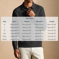 thumbnail image 3 of Kaemgyyd Mens Long Sleeve Shirts V Neck Casual Golf Shirt Fall Fashion Collared Pullover Soft Comfy Clothes（Black,4X-Large）, 3 of 7