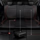 thumbnail image 2 of Funda de asiento de coche CAR PASS de piel impermeable, ajuste universal, 2 of 9