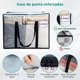 thumbnail image 4 of 4 Piezas Bolsas De Almacenamiento Transparente 40L, Bolsas Para Guardar Cobijas y Edredones De PVC, Organizador De Sabanas, Impermeable, Plegable, Organizador De Ropa, Closet, Mudanza, 4 of 4