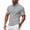 Light Gray, variant on Men's Polo Shirts Short Sleeve Moisture Wicking Golf Shirt 3 Buttons Classic Fit Casual Summer Golf Polos White 3XL