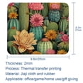 thumbnail image 5 of Cactus Gaming Mousepad Square, 8.3x9.8 Inch Non-Slip Rubber Bottom Printed Mouse Mat for Office and Gaming, 5 of 6