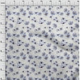 thumbnail image 3 of oneOone Organic Cotton Poplin Twill Fabric Watercolor Floral_Printed Fabric 1 Yard 42 Inch Wide, 3 of 4
