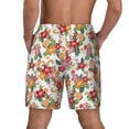thumbnail image 4 of Daiia Pineapple Flower Mens Swim Trunks Swim Shorts Quick Dry Swim Shorts with Mesh Lining Pockets-X-Large, 4 of 9