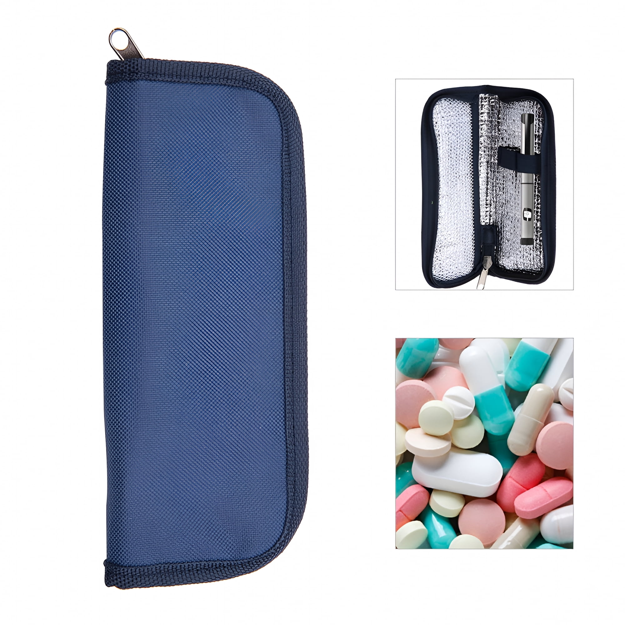ELDORIX Portable Insulin Cooler Bag Diabetic Patient Organizer Medical Travel Insulated Case