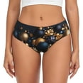thumbnail image 1 of Balery Elegant Golden Blue Ornaments Ropa Interior de Algodón para Mujer con Dibujo – Braguitas Cómodas y Elásticas, Estilo Clásico-X-Small, 1 of 6