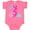 Hot Pink, variant on Inktastic Dinosaur Party-first Birthday Girls Baby Bodysuit