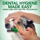 thumbnail image 3 of Cepillo de dientes para perros para facilitar la limpieza de los dientes y el mal aliento con pasta de dientes para perros para un mejor cuidado dental, paquete de 10 para tamaños, 3 of 5
