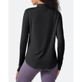 thumbnail image 5 of G4Free Womens UPF 50+ Sun Shirts Lightweight Golf Shirts Quick Dry Half Zip Workout Tops Running Hiking, 5 of 8