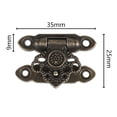 thumbnail image 3 of 4Pcs Antique Bronze/Gold Jewellery Box Suitcase Latch Lock Clasp Hasp Buckle, 3 of 7