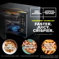 thumbnail image 5 of Ninja Crispi Microwave and Air Fryer with FusionCrisp, 14-in-1, 1000W, 0.9 Cu. Ft., Max Crisp, Roast, Bake, Broil, 8 Microwave Presets, Popcorn, Defrost, and more, MW101BL1 Cyberspace, 5 of 17