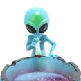 thumbnail image 2 of KGOTA Alien Smoking Ashtray Outdoor Ash Tray Cool Ashtrays For Cigarettes (Blue), 2 of 9