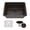 Galaxy Mocha, variant on 23" x 18" Quartz Kitchen Sink, Single Bowl Sink, Drop-in Sink, Undermount Sink, Granite Kitchen Sink, Galaxy White Kitchen Sink, with Steel Grid and Basket Strainer Lexicon Platinum LP-2318-W