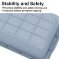 thumbnail image 6 of 3 Pack 5.5 Gallon Plastic Bus Tub, Heavy Duty Utility Box for Restaurant Kitchen Dishwashing Storage, Stackable Food Safe Basin, Gray, 6 of 7