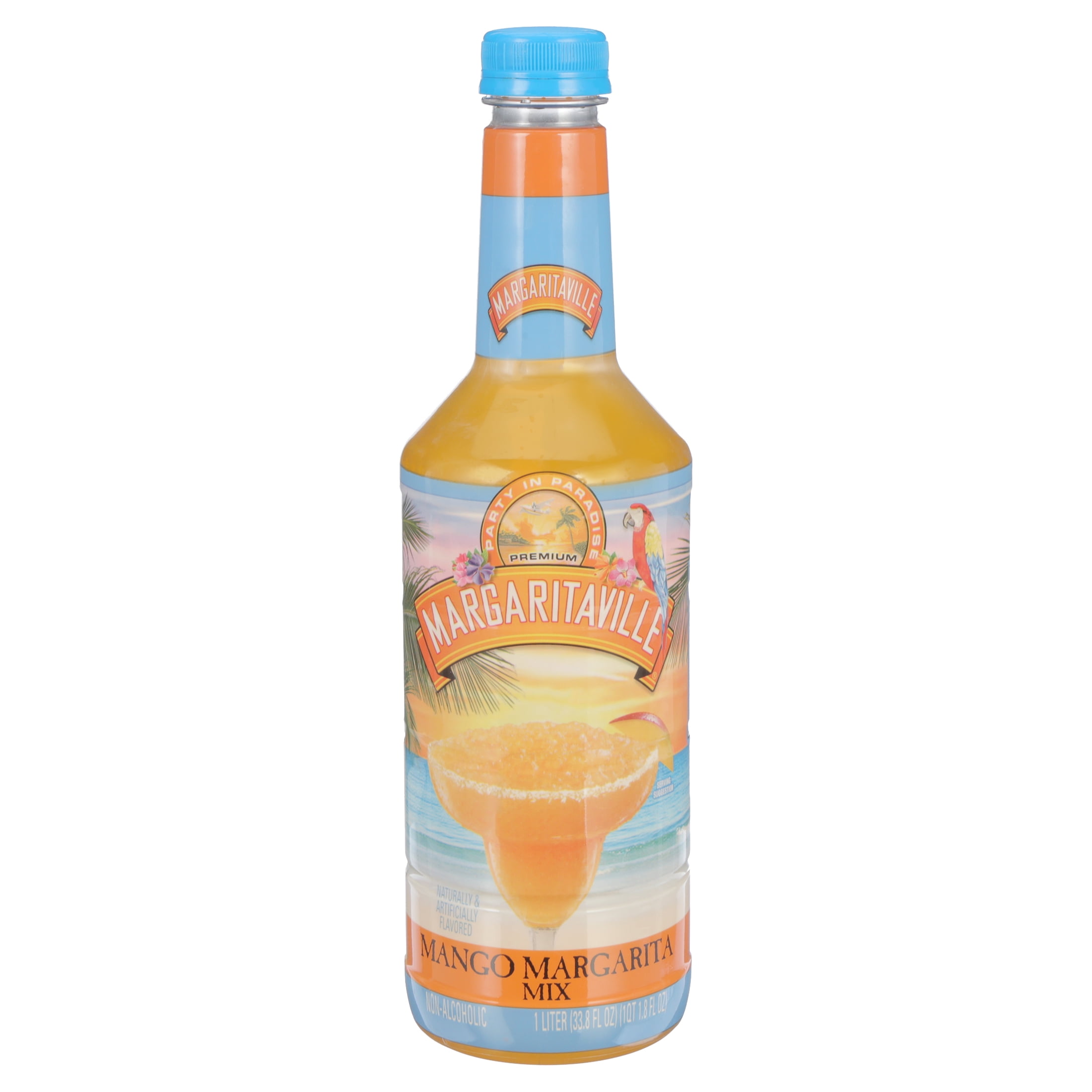 Margaritaville Mango Margarita Mix, 1 L Bottle, 6 Count