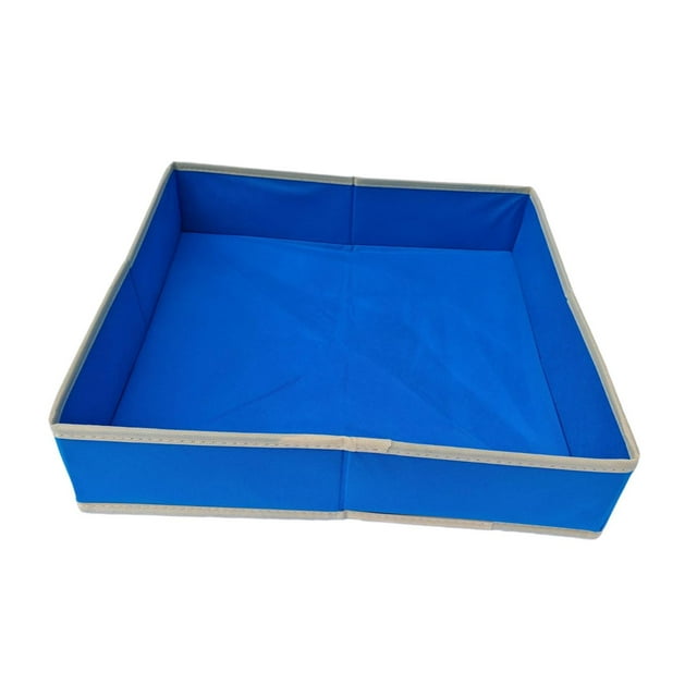 Caja de arena para niños, bandeja de juego portátil, fácil de transportar, tapete de juego grueso, caja de arena plegable y juguete educativo.