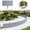 C, variant on 12 Panel Decorative Garden Fence, Black Landscape Border Edging for Flower Beds Lawns, Plastic Yard Fencing with Interlocking Design, Outdoor Plant Protection Barrier, Easy Install Garden Border