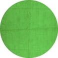 thumbnail image 1 of Ahgly Company Indoor Round Oriental Green Industrial Area Rugs, 4' Round, 1 of 4