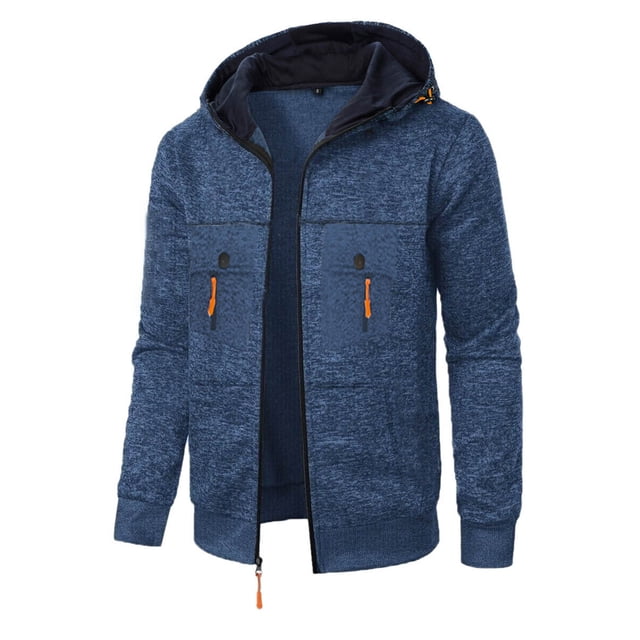 Ceisia Men's Outdoor Sports Jacket Hooded Long Sleeve Summer Loose Fit with Zipper Gift
