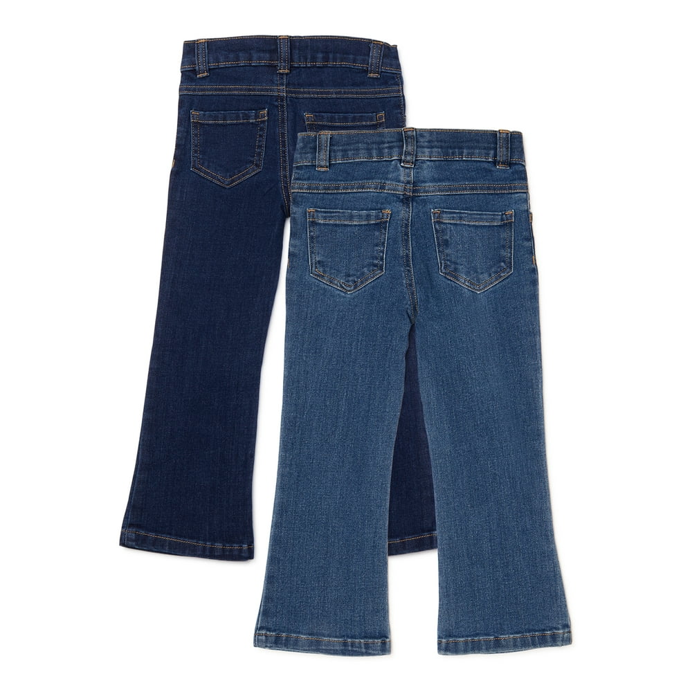 Garanimals Garanimals Baby Girls & Toddler Girls Boot Cut Jeans, 2Pack (12M5T)