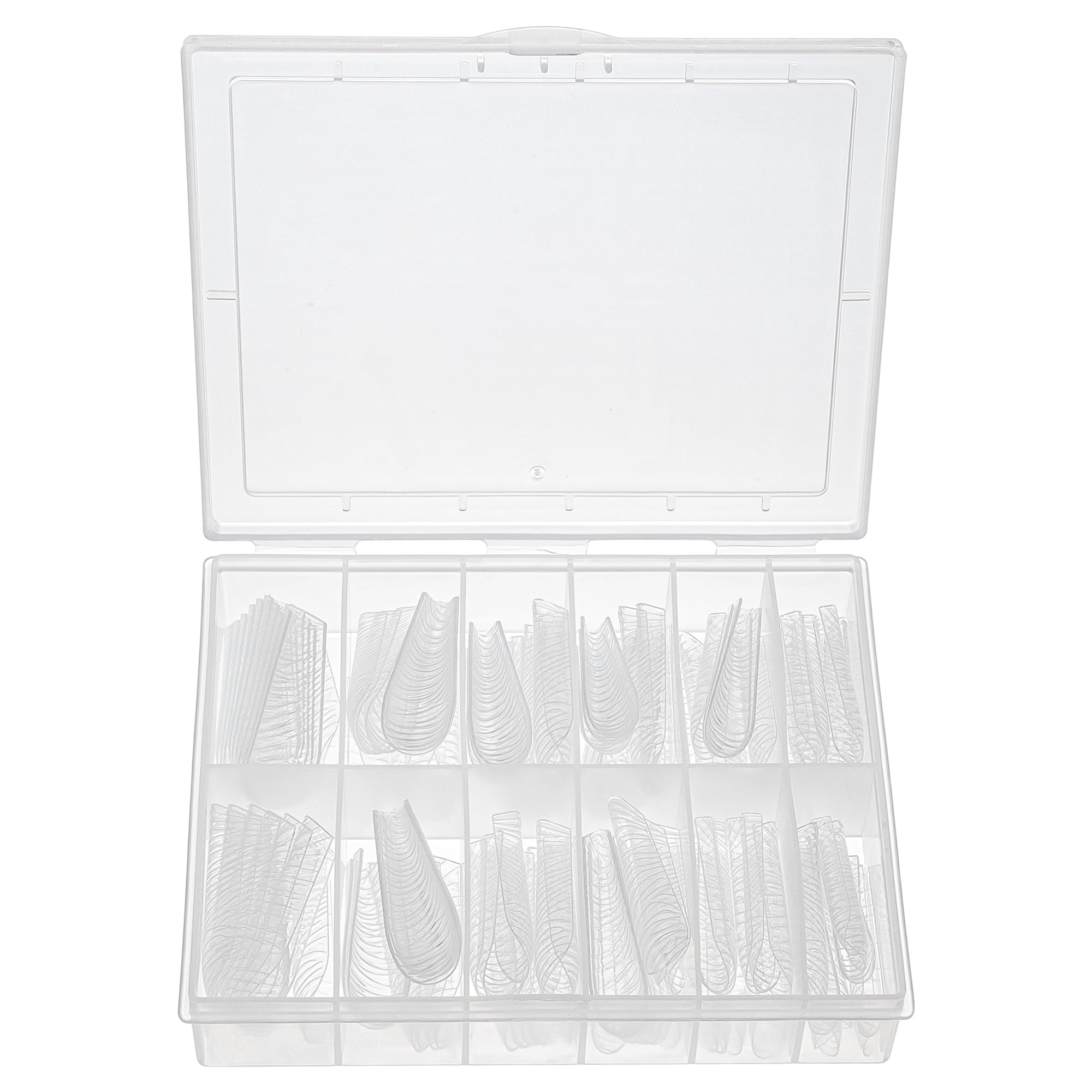 Unique Bargains Scale Faux Crystal Extension Fake Nails 120 Pcs [JM-32]