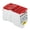 Red, variant on NFTIGB Terminal Block Junction Box DIN Rail Main Line Universal Power Distribution 690V 400A Red 3.94 inches / 10 cm
