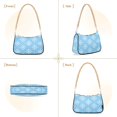 thumbnail image 7 of FORMRS Womens Shoulder Bag with Chain Strap Clutch Purse Cute Tote Handbag, Snowflake Pattern, 7 of 7