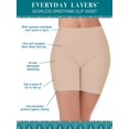 thumbnail image 3 of Vanity Fair Womens Everyday Layers Seamless Smoothing Slip Short, 2XL, 3 of 3