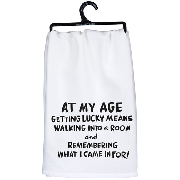 Primitives By Kathy At My Age Kitchen Towel